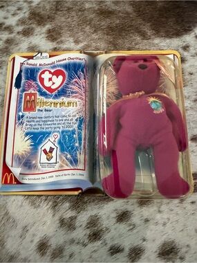 Ty Beanie Babies "Millennium the Bear" Teenie Beanie 1999, McDonald's Collection